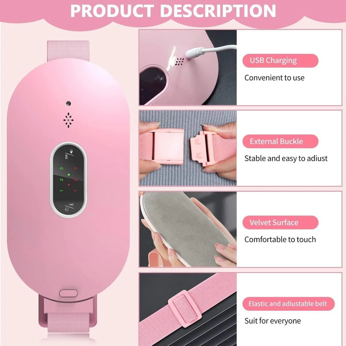 Cordless Heating Pad for Period Pain - Image 3